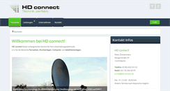Desktop Screenshot of hd-connect.de