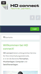 Mobile Screenshot of hd-connect.de